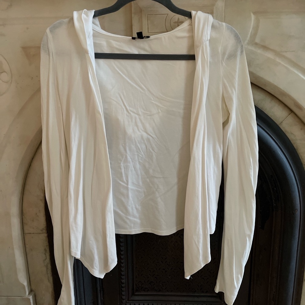 Express lightweight hooded cardigan